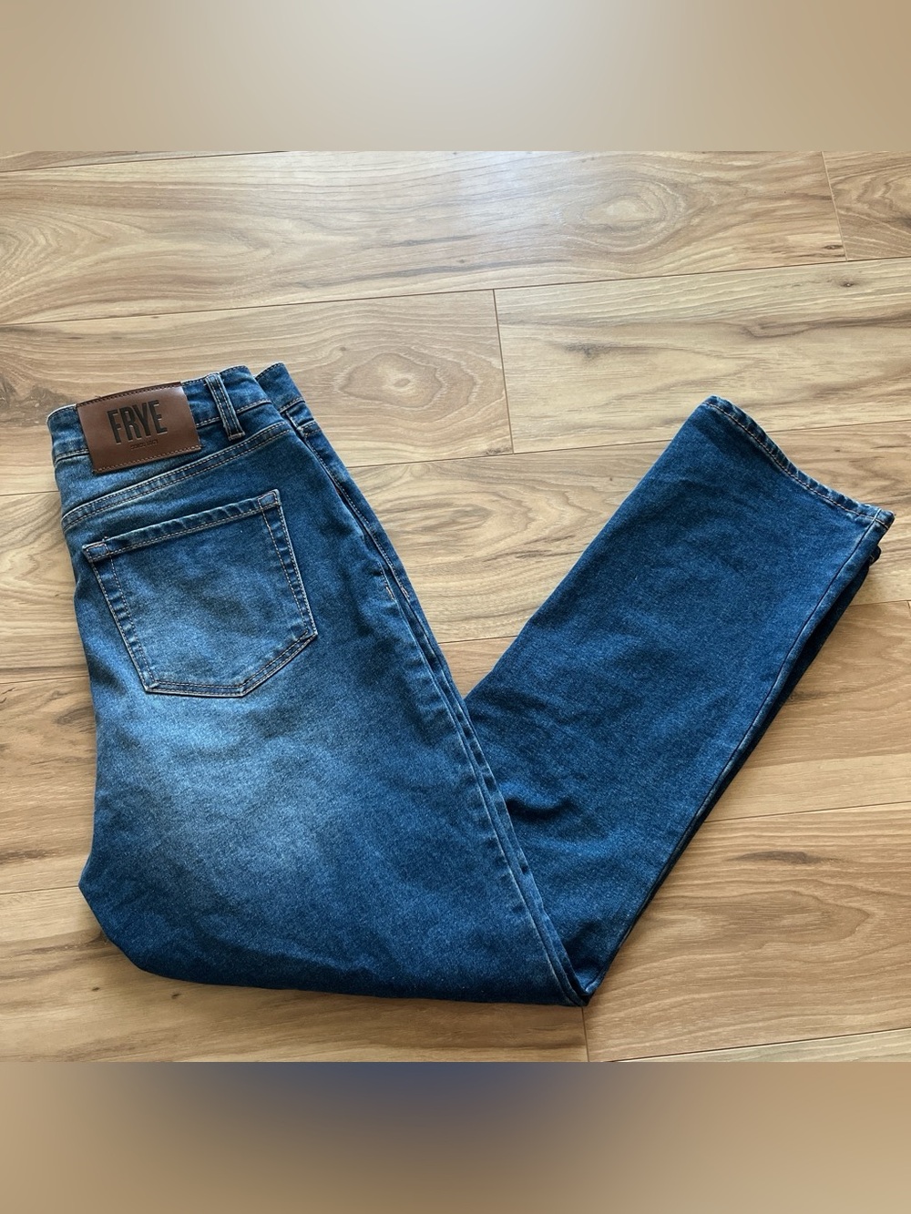 Frye Women's Dark Blue Straight Leg Jeans